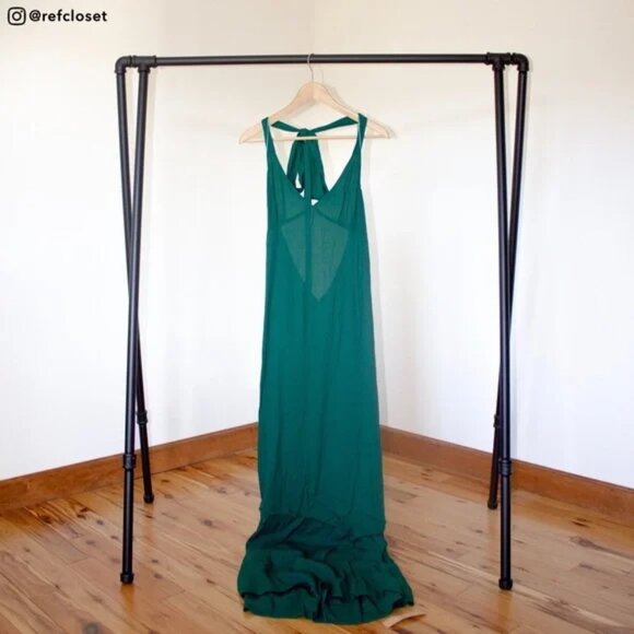1HR SALE ⚡Reformation Evalina Dress (Emerald) - Picture 3 of 5